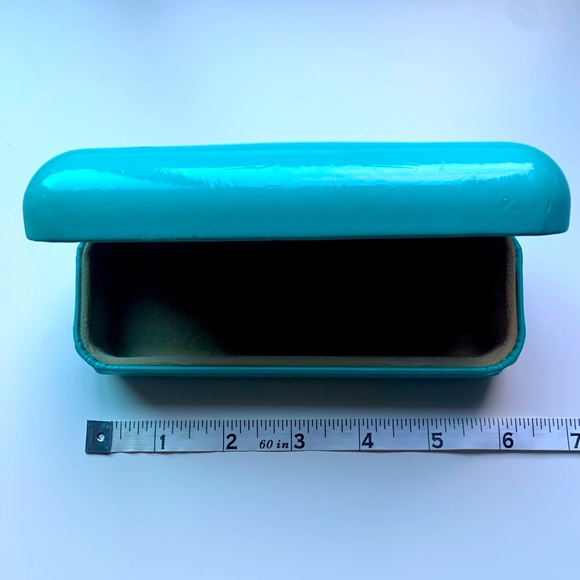 Tiffany & Co Classic Blue Hard Clamshell Glasses Case (Sunglasses Eyeglasses) - Picture 9 of 12